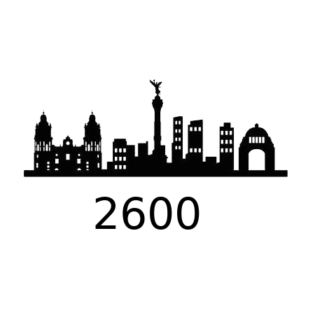 2600 CDMX logo